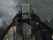 【falcon 4 bms】下的F16 VS mig29 dogfighter 这画面着实不错