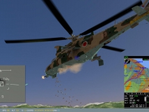 直升机空战:黒鲨Ka-50对抗米-24v